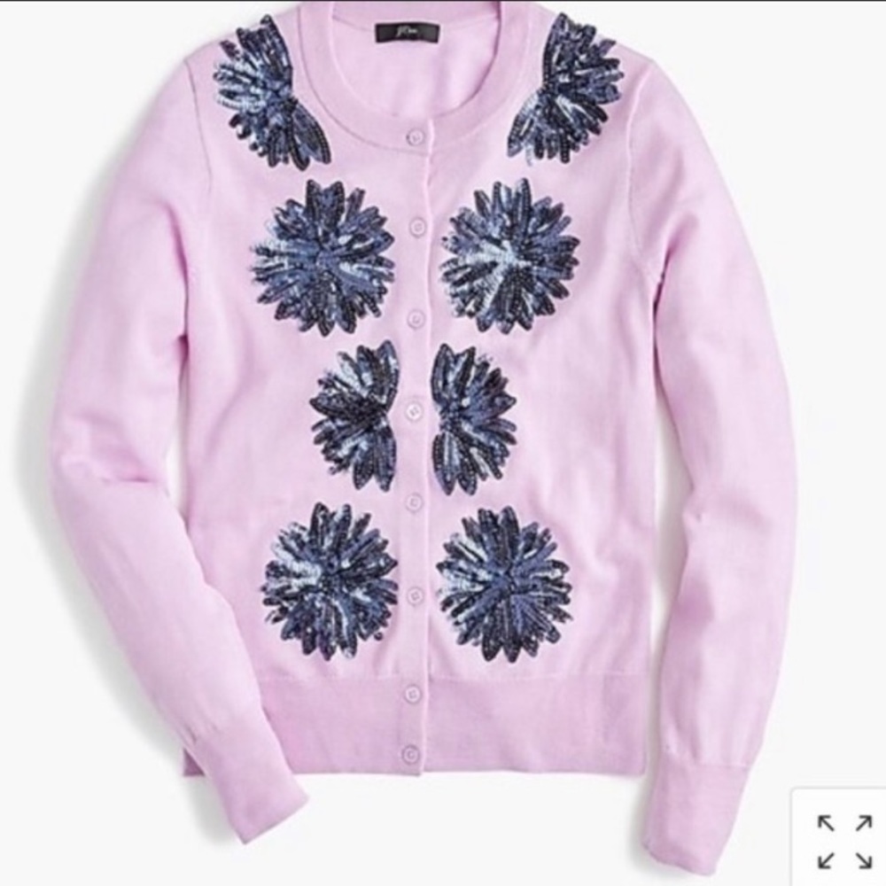 J.Crew Sequin Cardigan